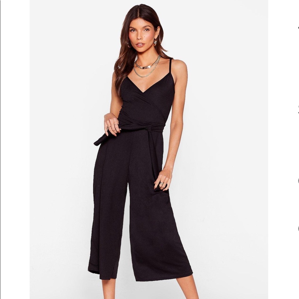 NWT Nasty Gal Wide Leg Jumpsuit